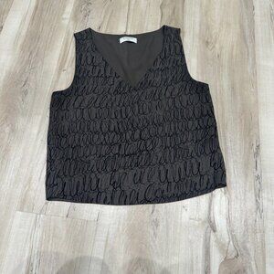 Women’s Aritzia Babaton Tank Top Gray Black Size‎ Xxs 2XS